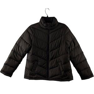 black land’s end down puffer jacket